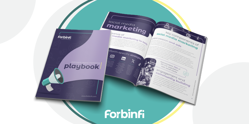 Image of printed financial marketing playbook