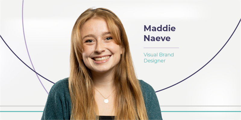 Headshot of Maddie Naeve, Visual Brand Designer at forbinfi