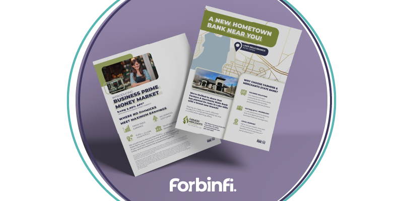 bank marketing flyers