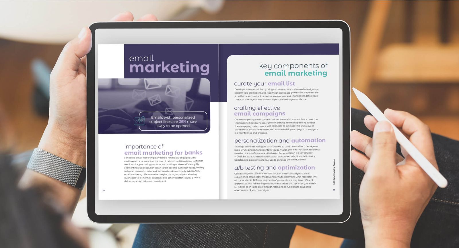 tablet version of the 2025 HME digital marketing playbook