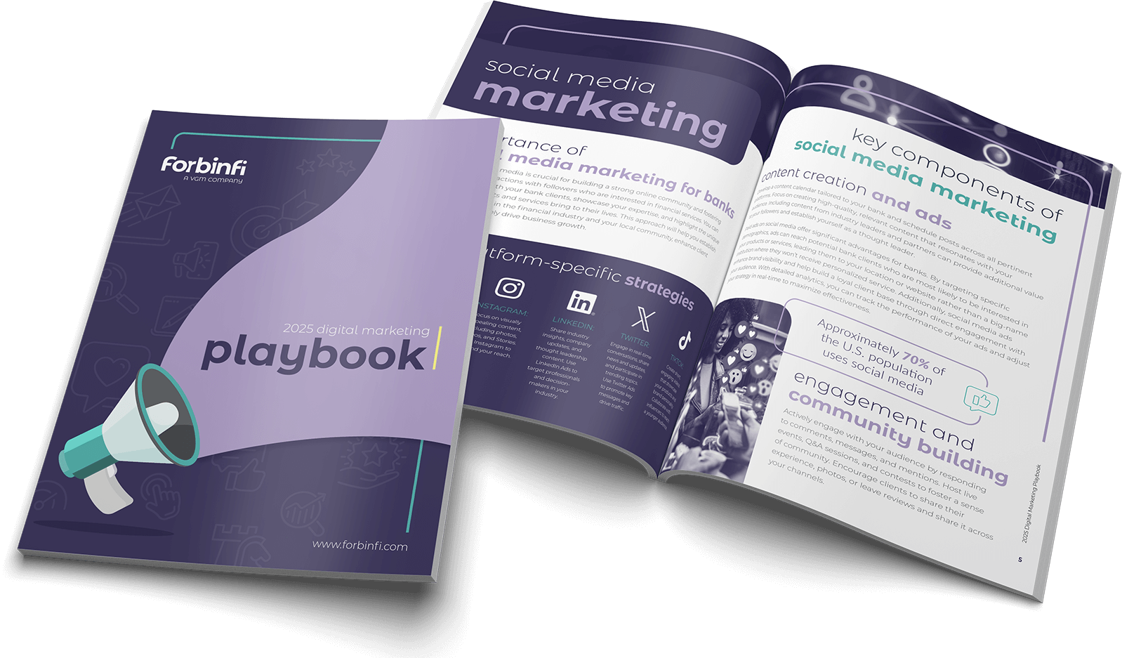 2025 digital marketing playbook booklet layout